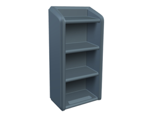 JB FOUR-SHELF WALL MOUNT